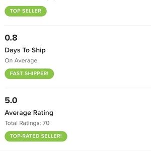 5 star seller ⭐️